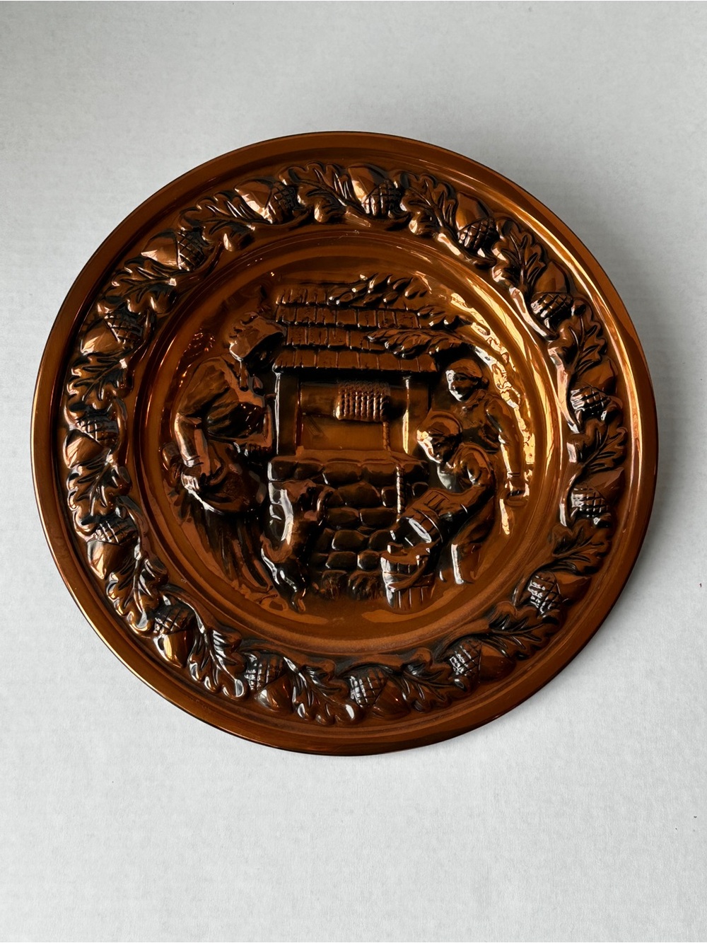 Vintage coppercraft guild copper decorative plate
